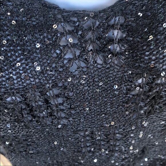 Charming Charlie Beach Sequin Over club Top oversize Size Small - Picture 6 of 9